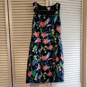 J. Crew Pink Sleeveless Scoop Neck Sundress